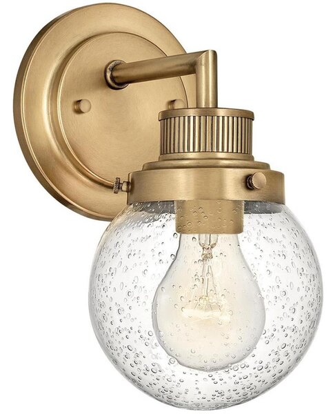 Quintiesse QN-POPPY1-HB-BATH - Applique da bagno POPPY 1xE27/60W/230V IP44 dorata
