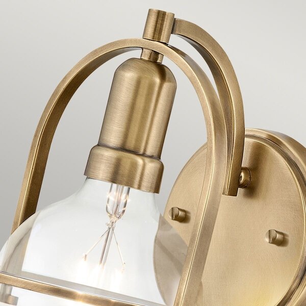 Quintiesse QN-SOMERSET1-C-HB - Lampada da parete SOMERSET 1xE27/60W/230V dorata