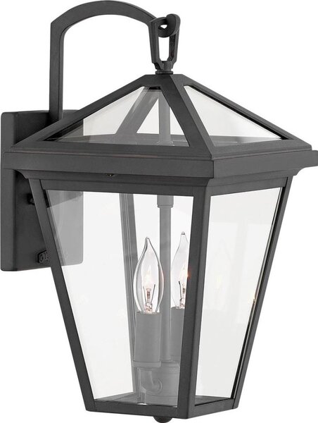 Quintiesse QN-ALFORD-PLACE2-S-MB - Lampada da parete per esterni ALFORD S 2xE14/40W/230V IP44