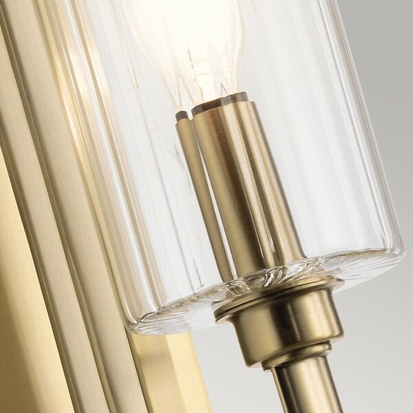 Quintiesse QN-KIMROSE1-BNB - Applique KIMROSE 1xE14/40W/230V dorata