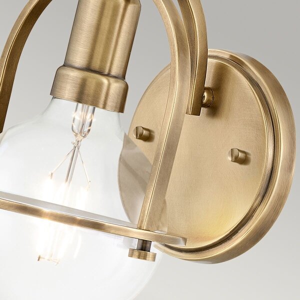 Quintiesse QN-SOMERSET1-C-HB - Lampada da parete SOMERSET 1xE27/60W/230V dorata