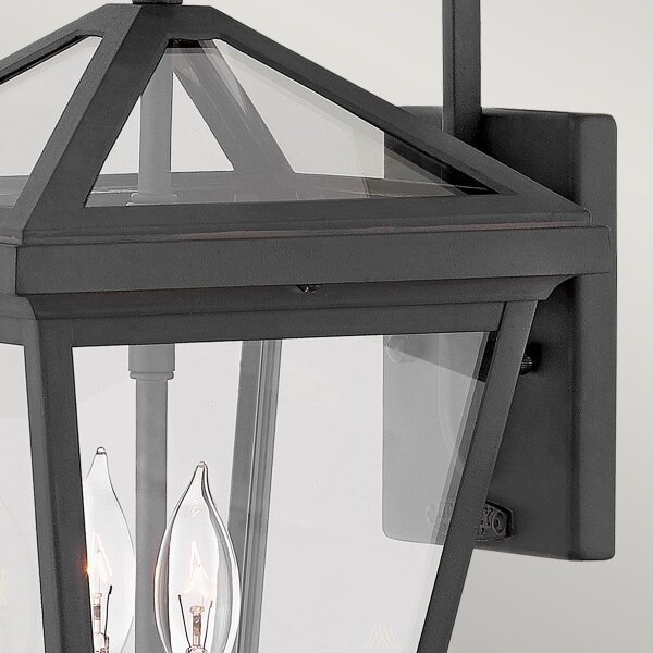 Quintiesse QN-ALFORD-PLACE2-S-MB - Lampada da parete per esterni ALFORD S 2xE14/40W/230V IP44