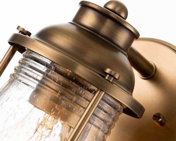 Quintiesse QN-ASHLANDBAY1-NBR-BATH-Applique da parete per esterni ASHLAND BAY 1xE27/60W/230V IP44