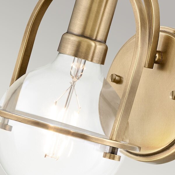 Quintiesse QN-SOMERSET1-C-HB - Lampada da parete SOMERSET 1xE27/60W/230V dorata