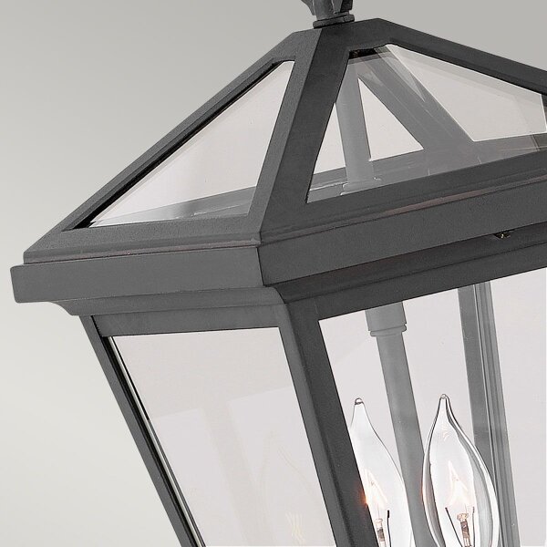 Quintiesse QN-ALFORD-PLACE2-S-MB - Lampada da parete per esterni ALFORD S 2xE14/40W/230V IP44