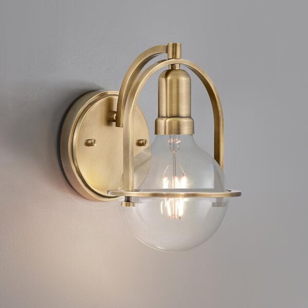Quintiesse QN-SOMERSET1-C-HB - Lampada da parete SOMERSET 1xE27/60W/230V dorata