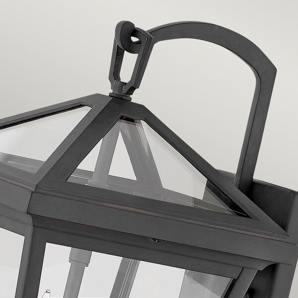 Quintiesse QN-ALFORD-PLACE2-S-MB - Lampada da parete per esterni ALFORD S 2xE14/40W/230V IP44
