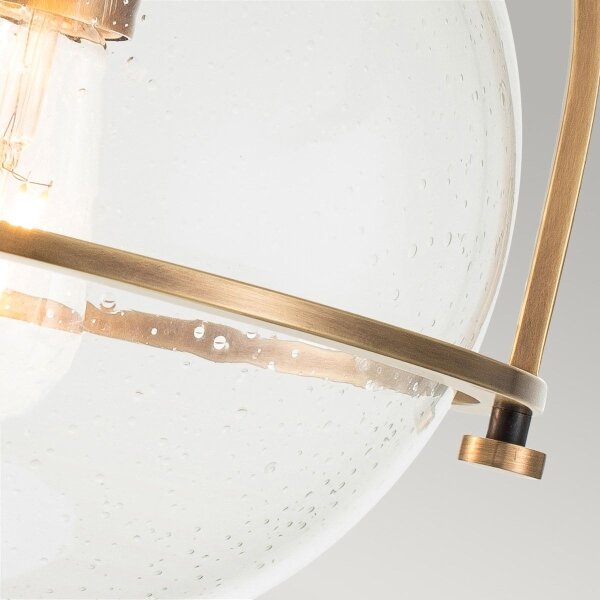 Quintiesse QN-SOMERSET-F-C-HB - Plafoniera SOMERSET 1xE27/60W/230V dorata