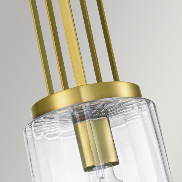 Quintiesse QN-KIMROSE-MP-BNB - Lampadario con asta KIMROSE 1xE27/60W/230V dorato