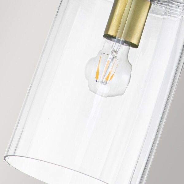Quintiesse QN-KIMROSE-MP-BNB - Lampadario con asta KIMROSE 1xE27/60W/230V dorato
