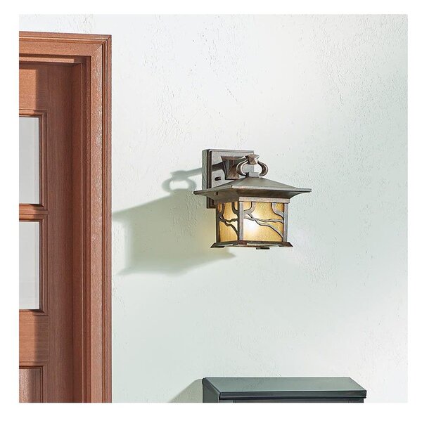 Quintiesse QN-MORRIS-M - Lampada da esterno a parete MORRIS M 1xE27/60W/230V IP44 bronzo