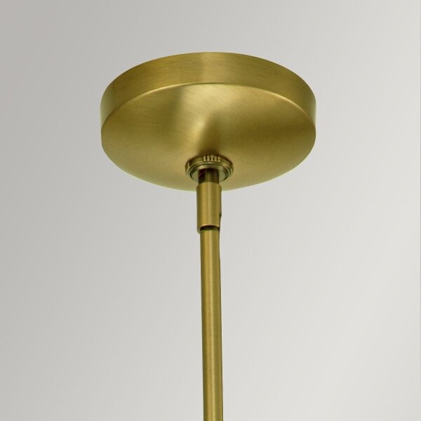 Quintiesse QN-KIMROSE-MP-BNB - Lampadario con asta KIMROSE 1xE27/60W/230V dorato