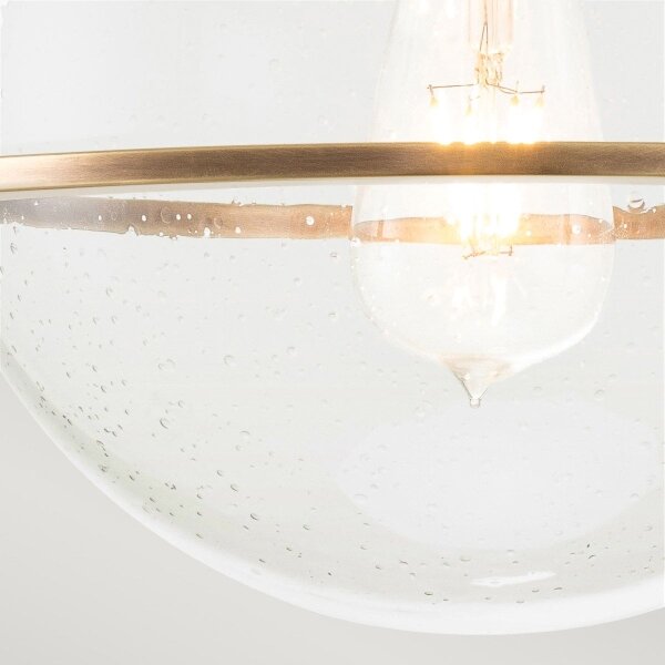 Quintiesse QN-SOMERSET-F-C-HB - Plafoniera SOMERSET 1xE27/60W/230V dorata