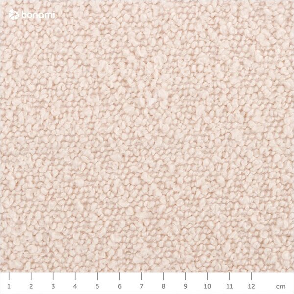 Divano angolare beige in tessuto bouclé (angolo sinistro) Molino - Micadoni Home