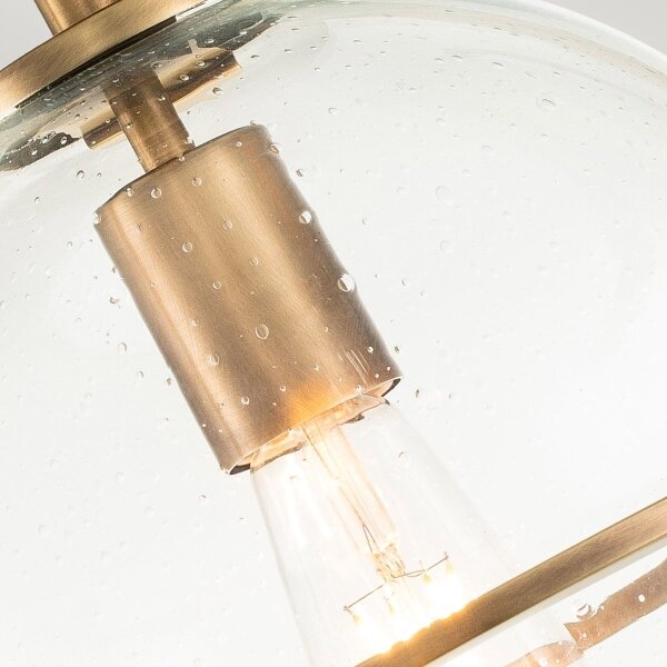 Quintiesse QN-SOMERSET-F-C-HB - Plafoniera SOMERSET 1xE27/60W/230V dorata