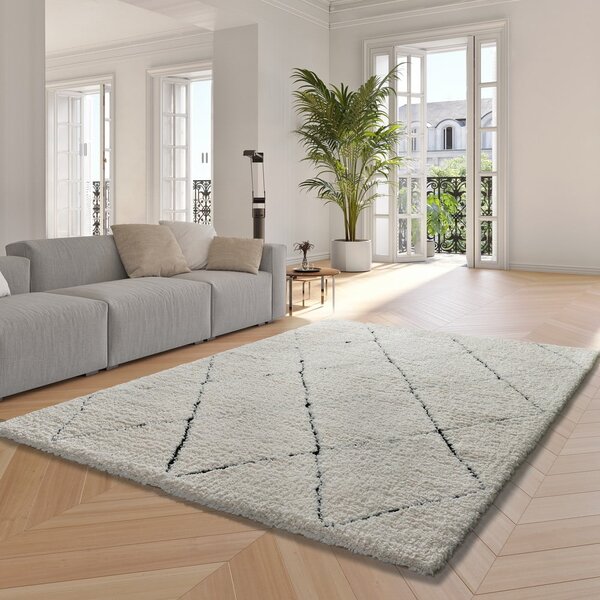 Tappeto color crema 200x290 cm Atesa – Universal