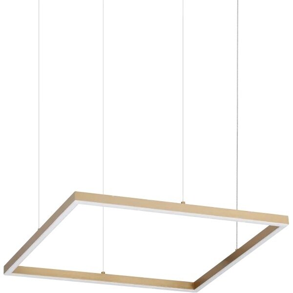 Ideal Lux - Lampadario LED a sospensione con cavo ORACLE SLIM LED/33W/230V CRI 90 50x50 cm oro