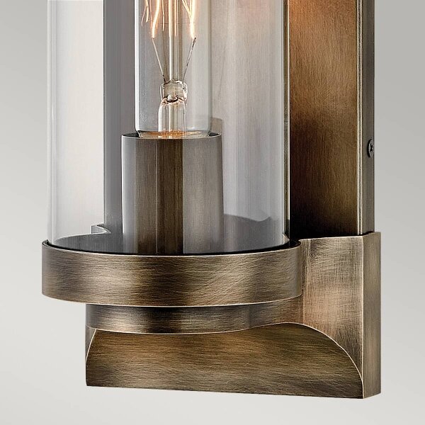 Quintiesse QN-PEARSON-M-BU - Applique da esterno PEARSON M 1x E27/60W/230V IP44 bronzo