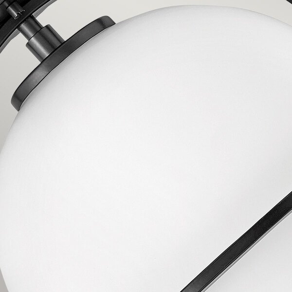 Quintiesse QN-SOMERSET-F-O-BK - Plafoniera SOMERSET 1xE27/60W/230V nera