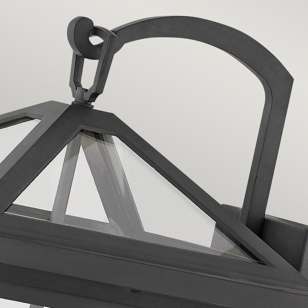 Quintiesse QN-ALFORD-PLACE2-L-MB - Lampada da parete per esterni ALFORD L 3xE14/40W/230V IP44