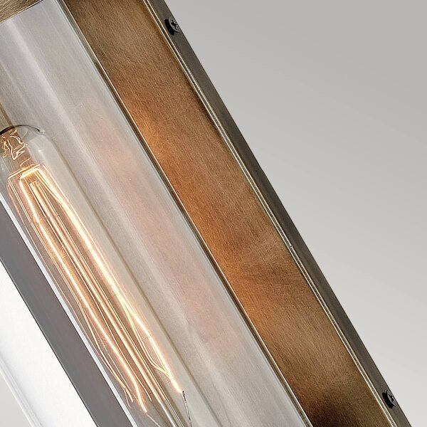 Quintiesse QN-PEARSON-M-BU - Applique da esterno PEARSON M 1x E27/60W/230V IP44 bronzo