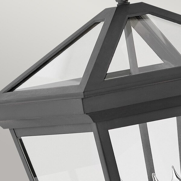 Quintiesse QN-ALFORD-PLACE2-L-MB - Lampada da parete per esterni ALFORD L 3xE14/40W/230V IP44