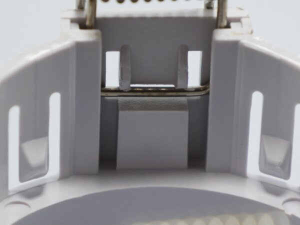 Cornice per faretto da incasso GU10 8,6x8,6 cm bianca