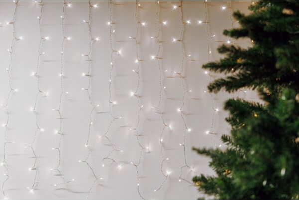 Tenda LED per esterni CURTAIN 480xLED/8,4W/230V 3x3 m IP44 luce bianca fredda