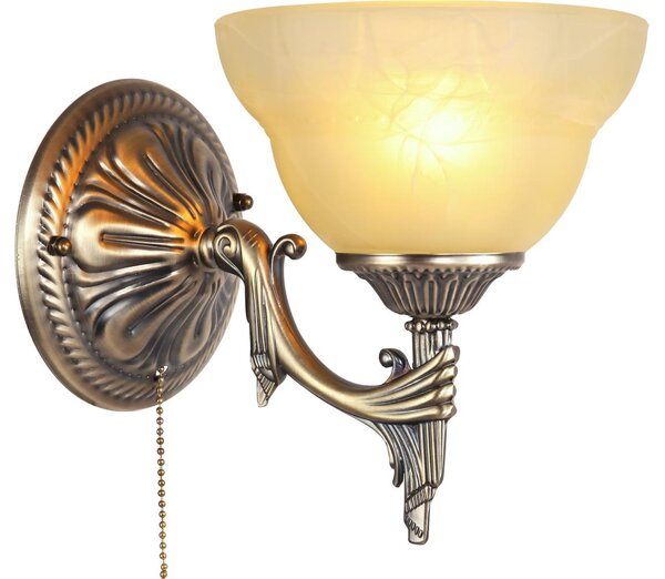 Brilagi - Lampada da parete DAHLIA 1xE27/40W/230V in ottone
