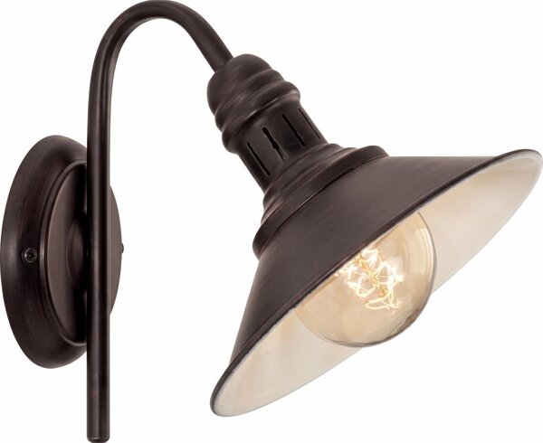Brilagi - Lampada da parete FORGE 1xE27/60W/230V nera