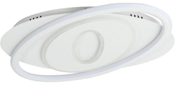 Brilagi - Plafoniera LED dimmerabile IRIS LED/78W/230V 37x49 cm bianco + telecomando
