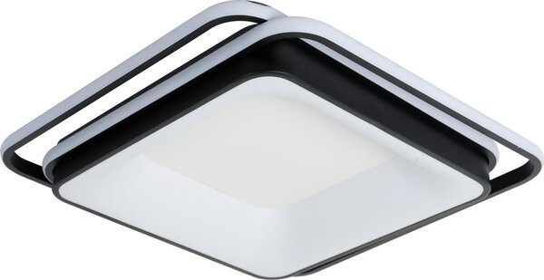 Brilagi - Plafoniera LED dimmerabile IRIS LED/102W/230V 50x50 cm nero + telecomando