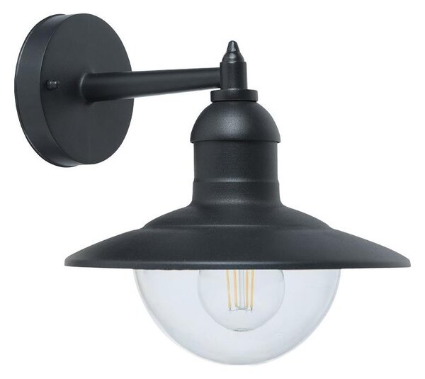 Top Light - Lampada da parete per esterni VERONA 1xE27/12W/230V IP44 nero