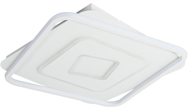 Brilagi - Plafoniera LED dimmerabile IRIS LED/98W/230V 50x50 cm bianca + telecomando