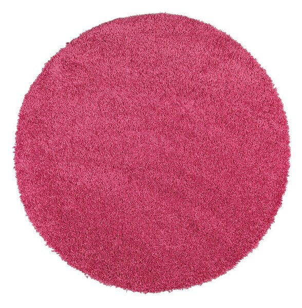 Tappeto rosa , ø 100 cm Aqua Liso - Universal