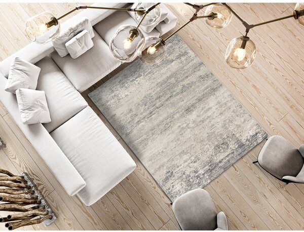 Tappeto grigio crema 133x190 cm Sensation - Universal