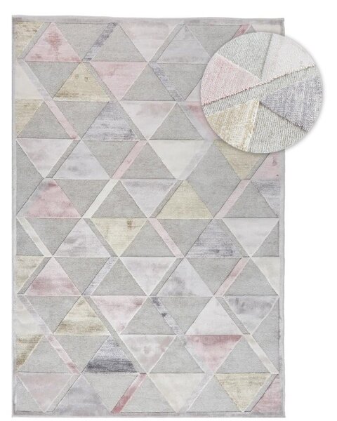 Tappeto grigio , 160 x 230 cm Margot Triangle - Universal