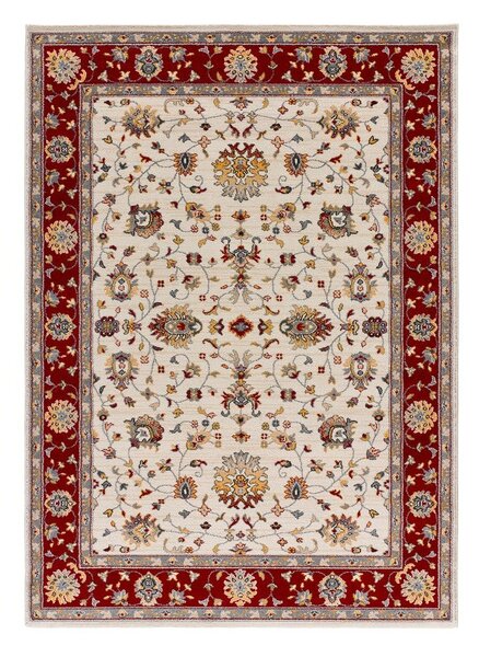 Tappeto rosso e crema 80x150 cm Classic - Universal