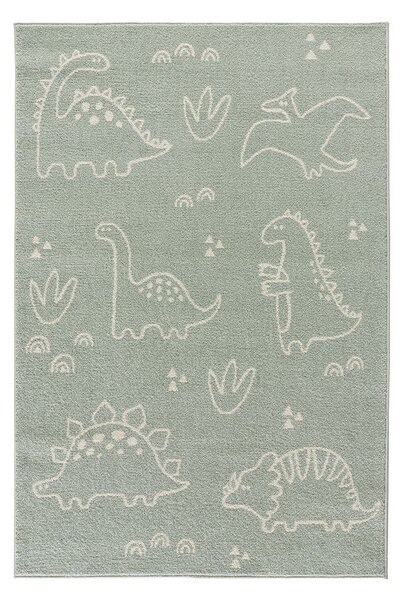 Tappeto per bambini verde chiaro 120x170 cm Beats - Universal