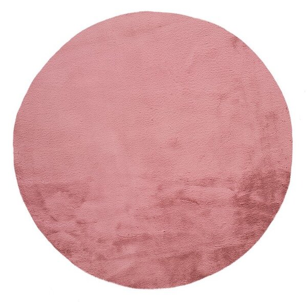 Tappeto rosa , Ø 120 cm Fox Liso - Universal