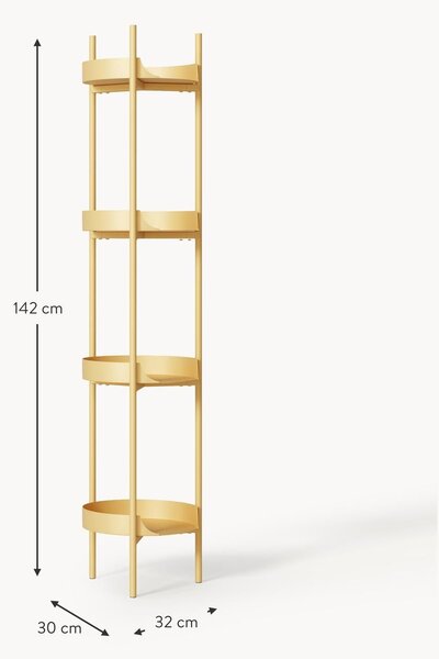 Scaffale slim in metallo Taru