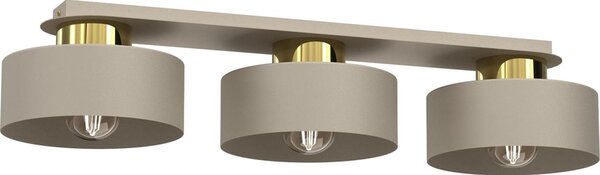 Plafoniera MARTI 3xE27/15W/230V beige/oro