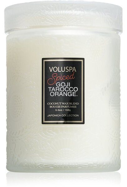 VOLUSPA Japonica Holiday Spiced Goji Tarocco Orange candela profumata 156 g