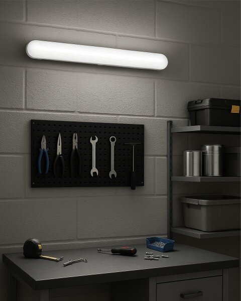 Corpo illuminante tecnico lineare LED/18W/230V 4200K 60 cm IP65