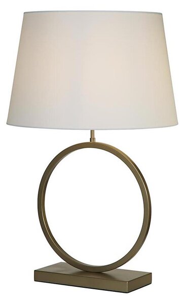 Searchlight EU93102WH - Lampada da tavolo ELEGANT 1xE27/60W/230V bianca