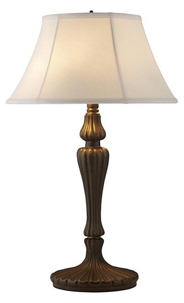 Searchlight EU46091WH - Lampada da tavolo AMY 1xE27/60W/230V