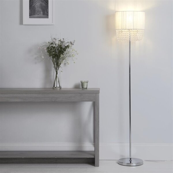 Searchlight EU62618CC - Lampada da terra BELLANO 1xE27/60W/230V