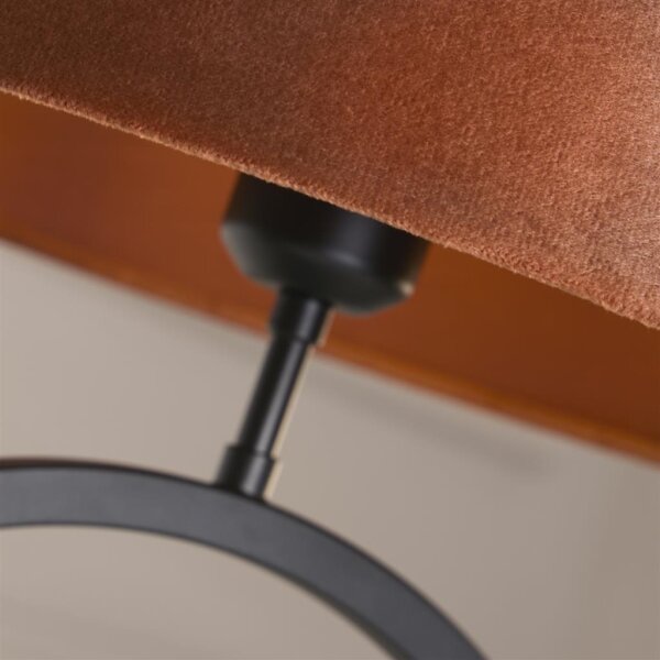Searchlight EU93101OR - Lampada da tavolo ELEGANT 1xE27/60W/230V arancione