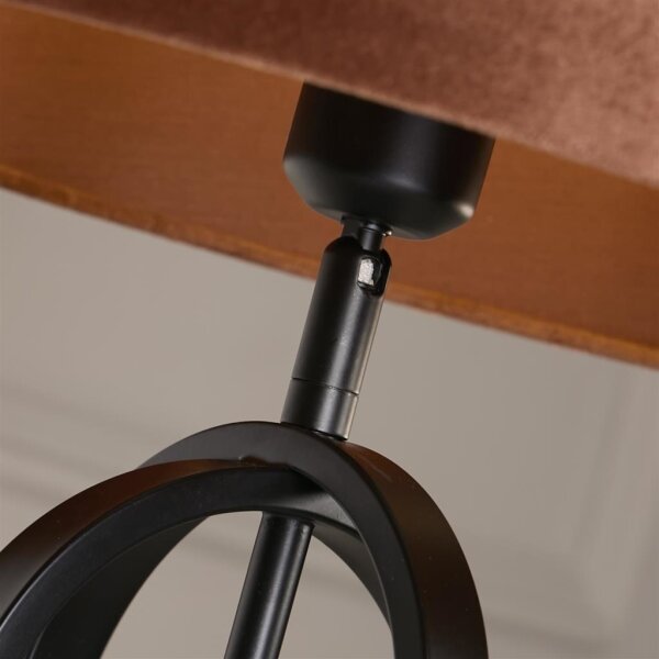Searchlight EU91101OR - Lampada da tavolo CHIC 1xE27/60W/230V arancione