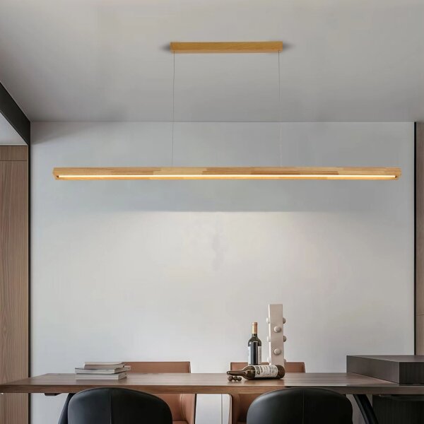 Brilagi - Lampada a sospensione LED su cavo UMEA WOOD LED/40W/230V 150 cm legno